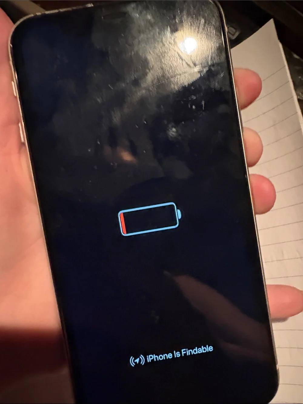 Apple White iPhone with Black Apple Logo and Dual Cameras